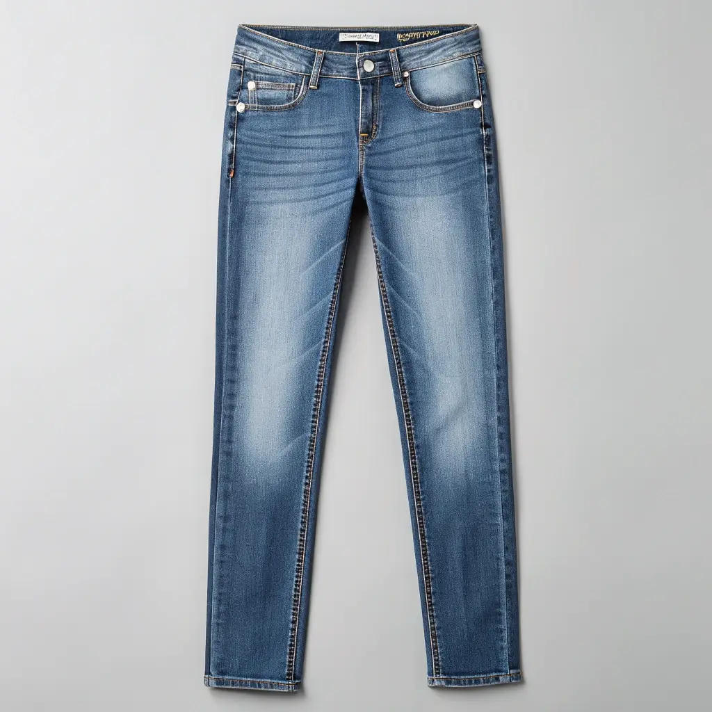 High-Waisted Vintage Jeans