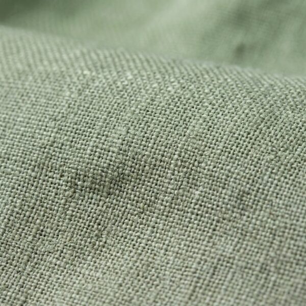EcoModa linen-cotton stand-collar shirt and pants set - detail view 4